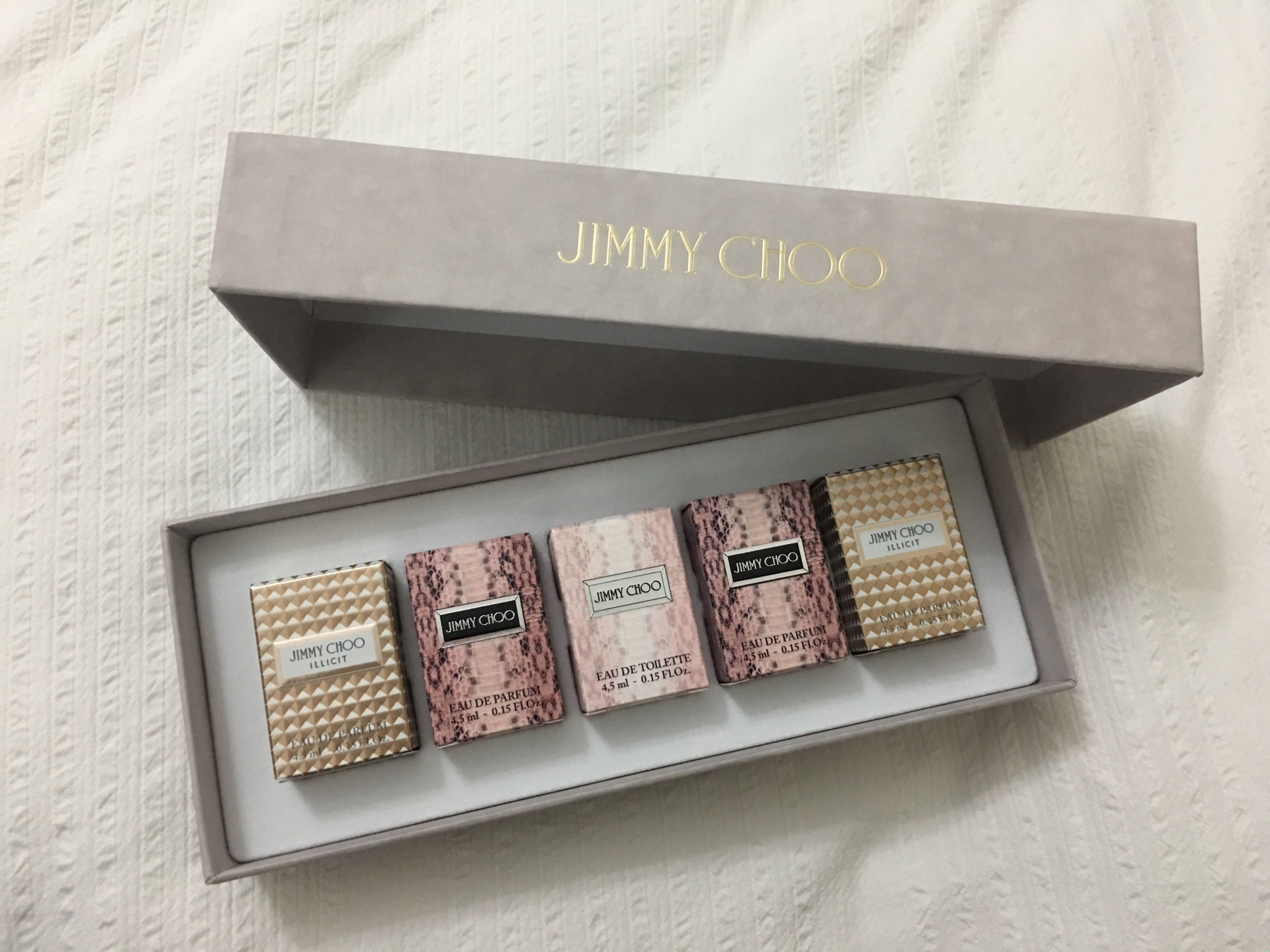 SET 5 chai nước hoa The Jimmy Choo Miniatures Collection ( 5 x 4.5 ml )