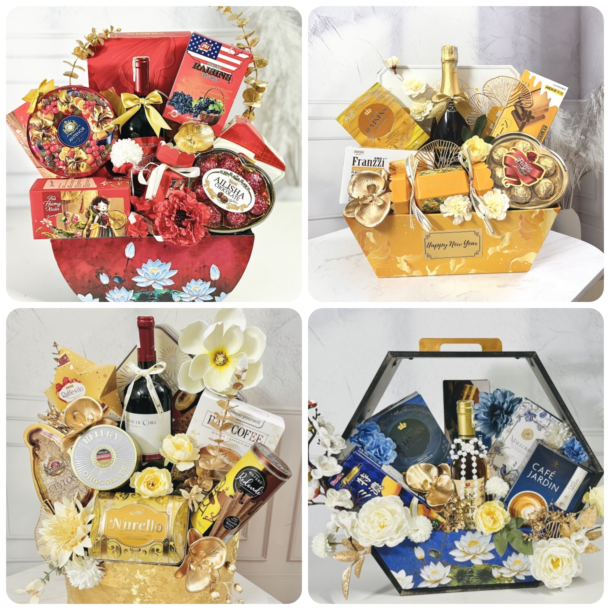 Giỏ quà biếu ngày Tết mã 04