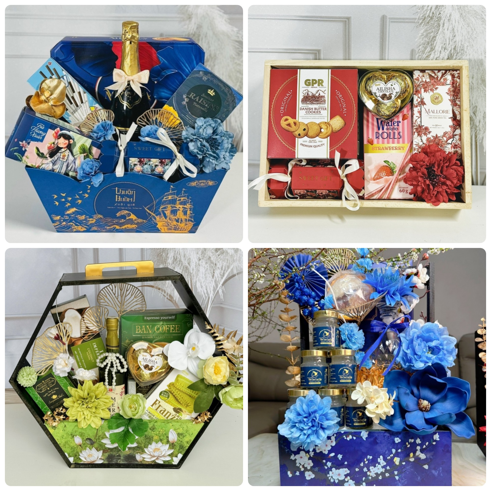 Giỏ quà biếu ngày Tết mã 04