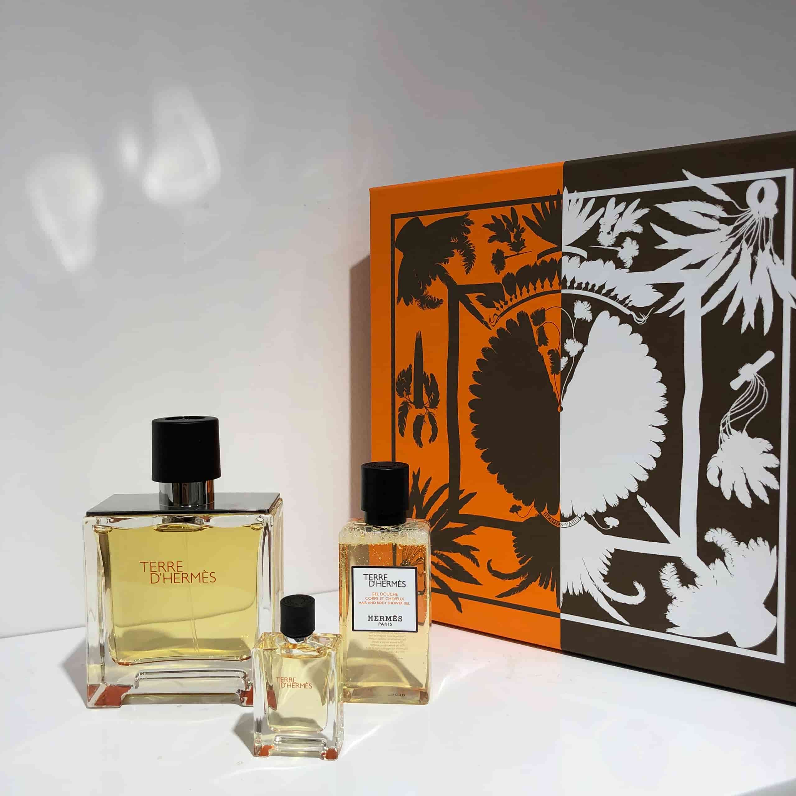 Gift Set Nước Hoa Hermes Terre d'Hermes Pure Perfume 3pcs