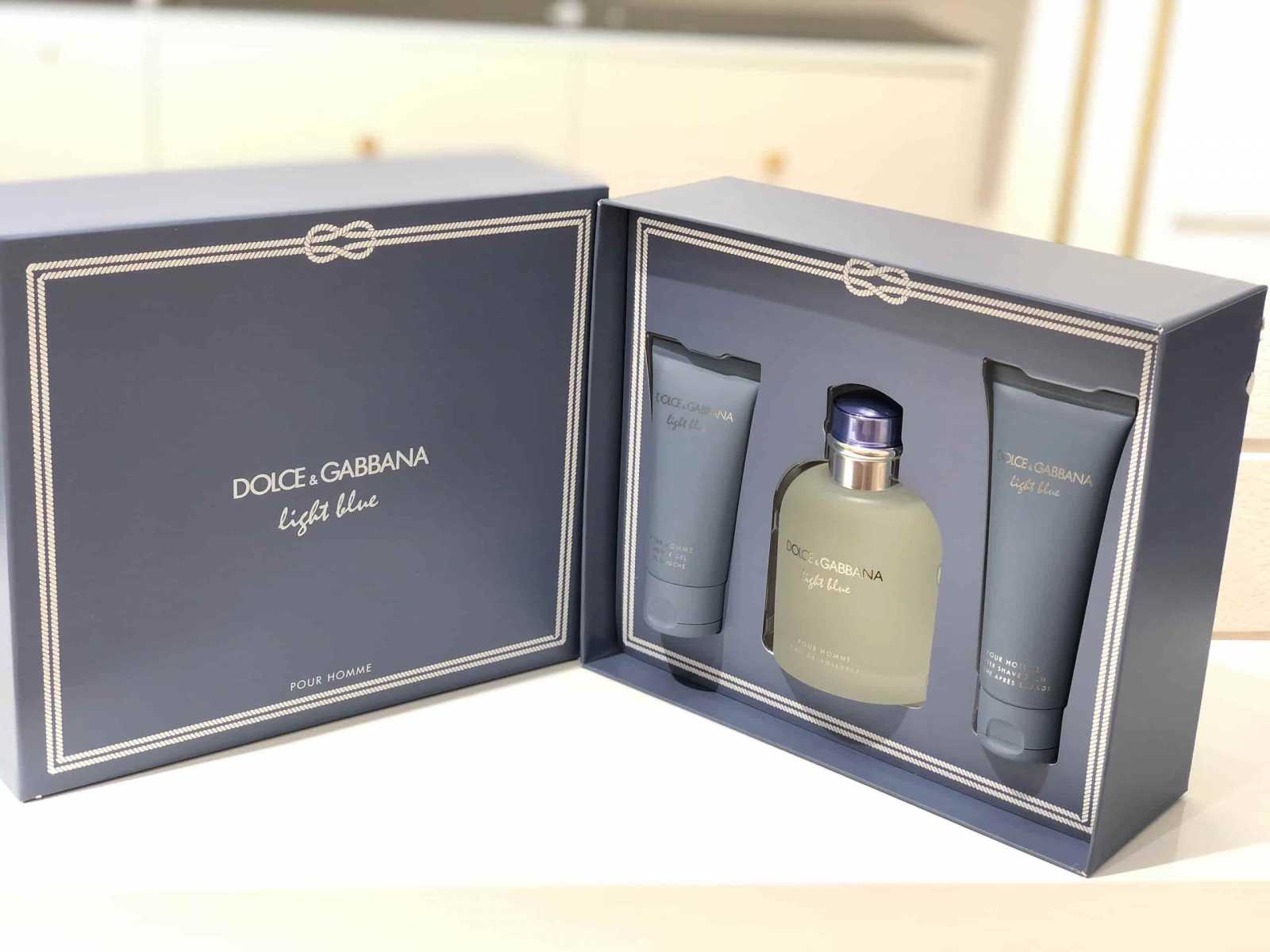 Gift set Dolce & Gabbana Light Blue 125ml Sp 3PC Men