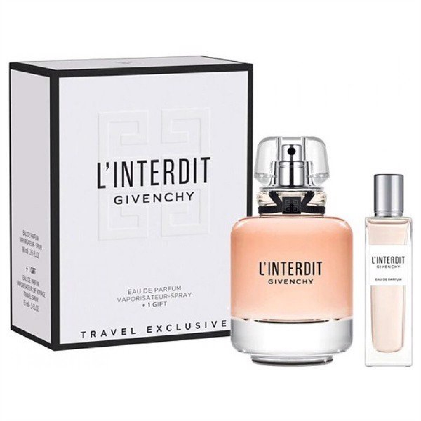 Gift Set Givenchy L'Interdit Eau de Parfum 2pcs ( EDP 80ml & EDP 15ml )