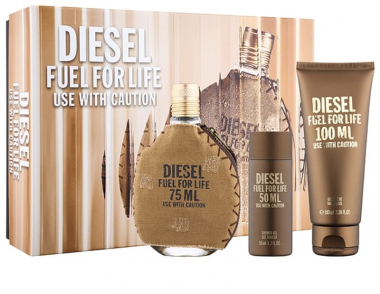 Gift Set Diesel Fuel for Life Pour Homme 3pcs