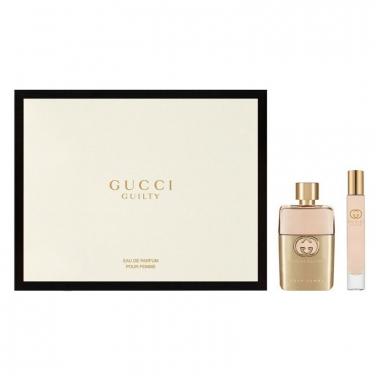 Gift Set Gucci Guilty Pour Femme 2pcs ( EDP 90 ml & EDP 7.4 ml )