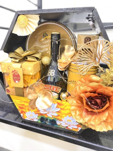 Hộp quà tặng biếu Tết cao cấp mã 53